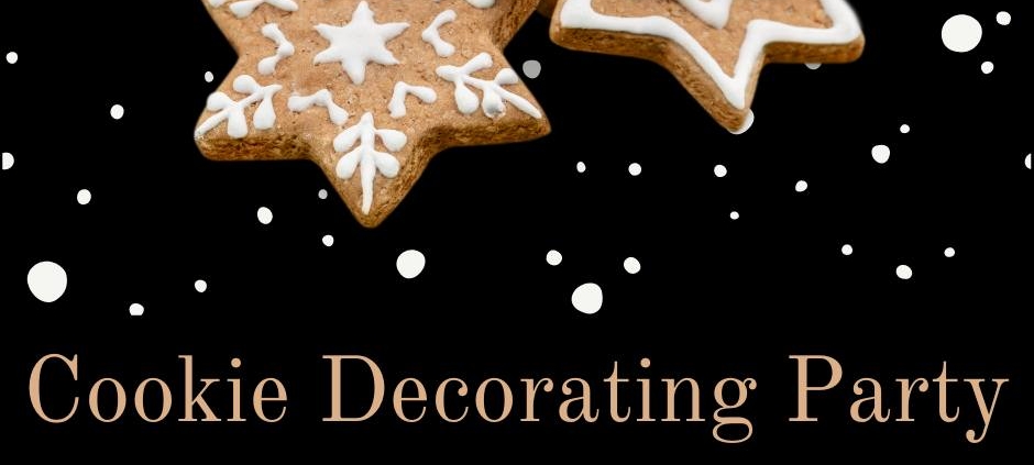 A cookie decorating party is happening this sunday.