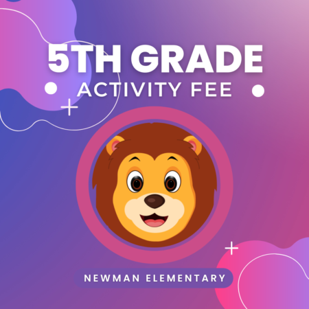 A purple and pink background with a cartoon lion.