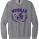 Sweatshirt with the word "Newman" printed on it, along with a graphic of a lion.